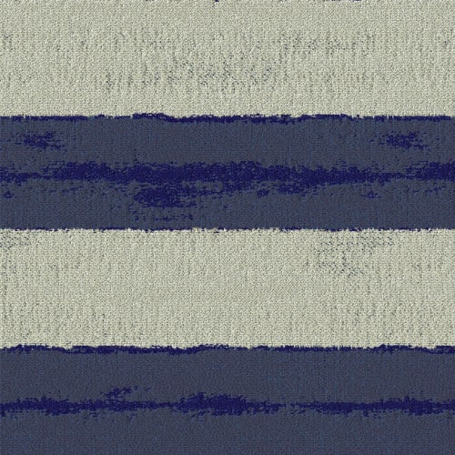 Sunbrella® Woven Fabric Cabana Stripe, Midnight | Linens & Bedding by Philomela Textiles & Wallpaper