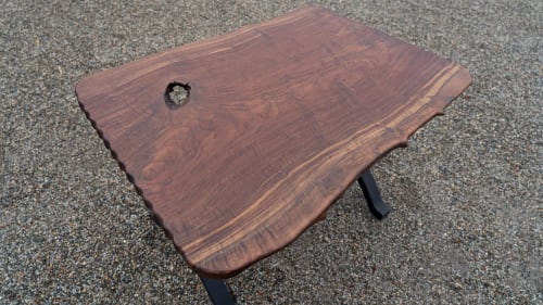 Walnut Wiggle | Desk in Tables by Simon Silver Designs