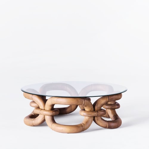 Bamboo Bracelet Sofa Table | Work by District Loom