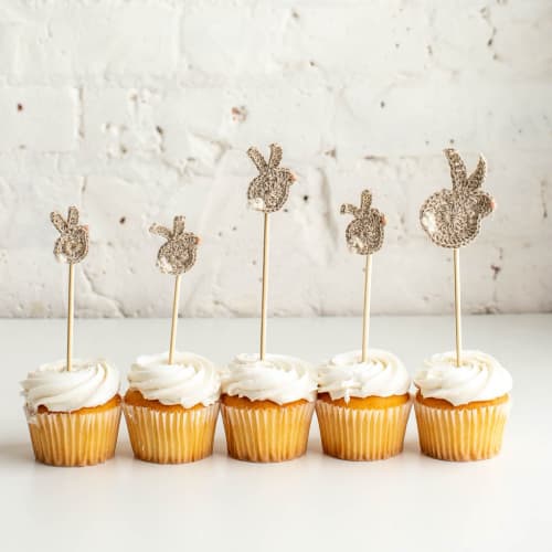 Crochet Mini-Bunny DIY KIT | Ornament in Decorative Objects by Flax & Twine