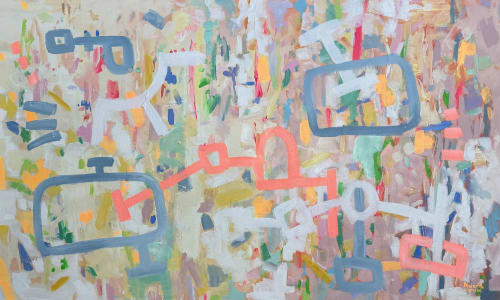 Abstract  Sunlight | Oil And Acrylic Painting in Paintings by Meredith H