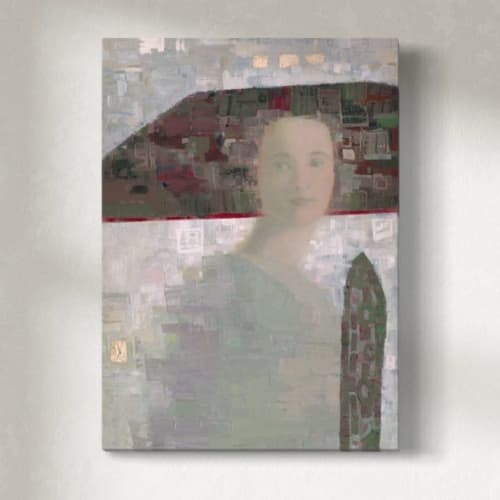 Spirits Through Time IV | Oil And Acrylic Painting in Paintings by Sorelle Gallery