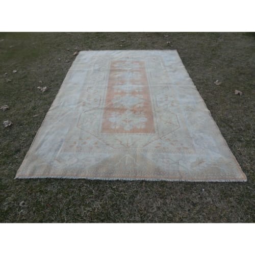 Vintage Faded Pale Colors Rug for Home and Nursery Decor | Rugs by Vintage Pillows Store