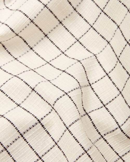 Grid Texture Cream — Fabric by the Yard | Linens & Bedding by MINNA