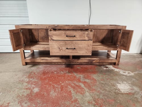 Model #1082 - Custom Double Sink Bathroom Vanity | Countertop in Furniture by Limitless Woodworking