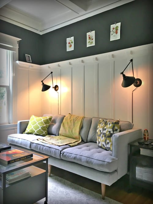 Plug in Swinging Adjustable Wall Light - Industrial Sconce | Sconces by Retro Steam Works