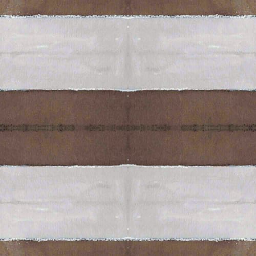 Cabana Stripe No. 19 (Lg), Espresso | Linens & Bedding by Philomela Textiles & Wallpaper