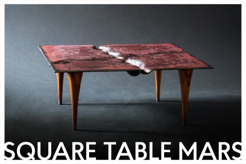 Square Mars Table | Coffee Table in Tables by PlusObject