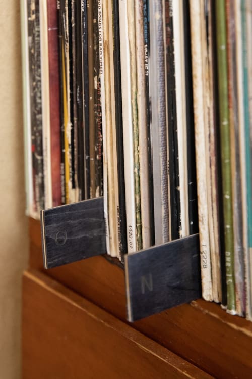 LP Dividers - Black | Decorative Objects by Upton