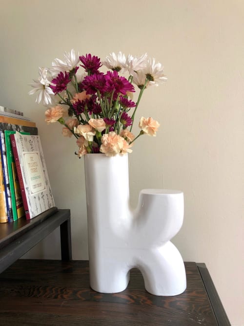 Ceramic Vase | Letter k | Vases & Vessels by Studio Patenaude