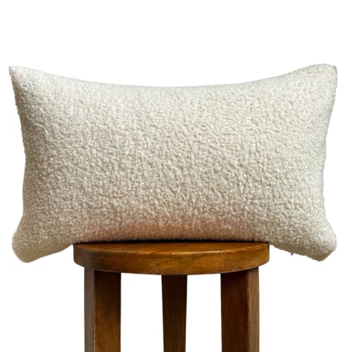 Vienna Faux Fur Lumbar Pillow Cover | Pillows by Busa Designs