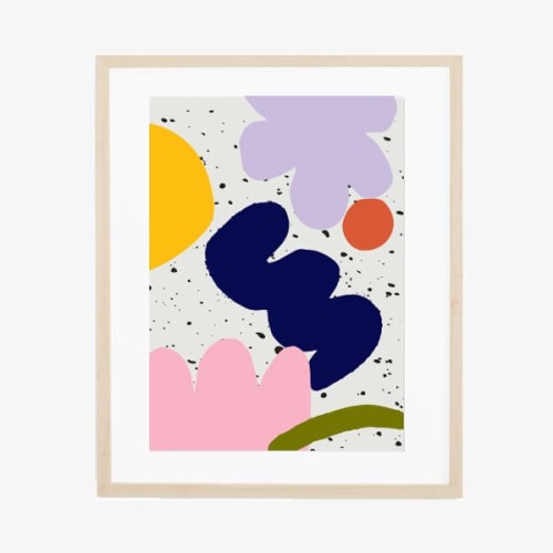 Midnight Garden Print | Paintings by OBJECT-MATTER / O-M ceramics