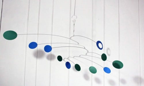 Modern Mobile Zen Style for Low Ceilings | Wall Sculpture in Wall Hangings by Skysetter Designs
