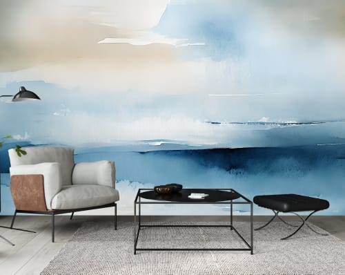 Sea Escape — Coastal & Nature Luxury Wallpaper Mural | Wall Treatments by ELLE WALLS