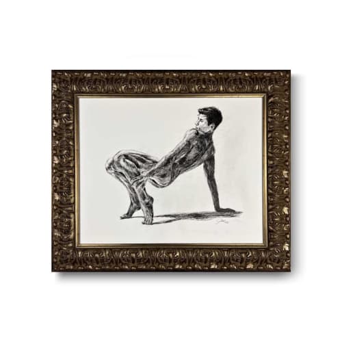 Back Stretch | Drawing in Paintings by John Velo Studio