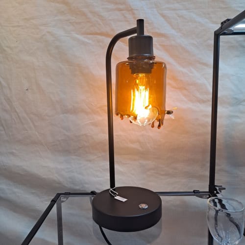 Honey Drip Table Lamp | Lamps by Sunshine Glass Gifts | Seattle Design Center in Seattle