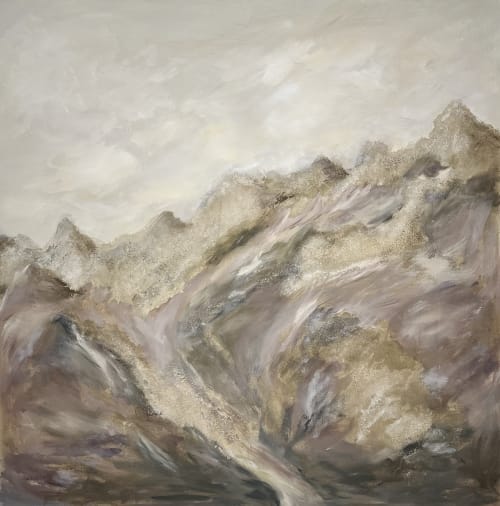 Arvala 7 | Oil And Acrylic Painting in Paintings by Elizabeth Mason