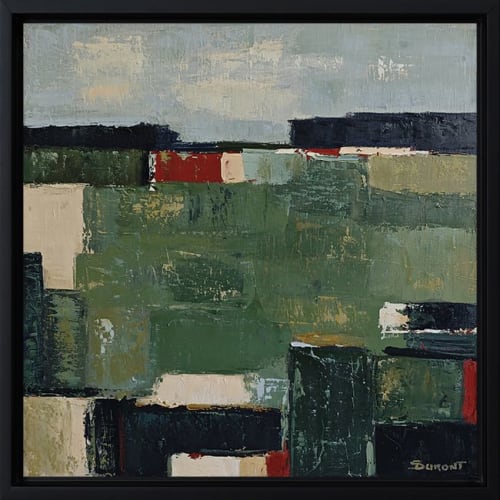 Lignes de terre- Peinture abstraite | Decorative Objects by Sophie DUMONT.