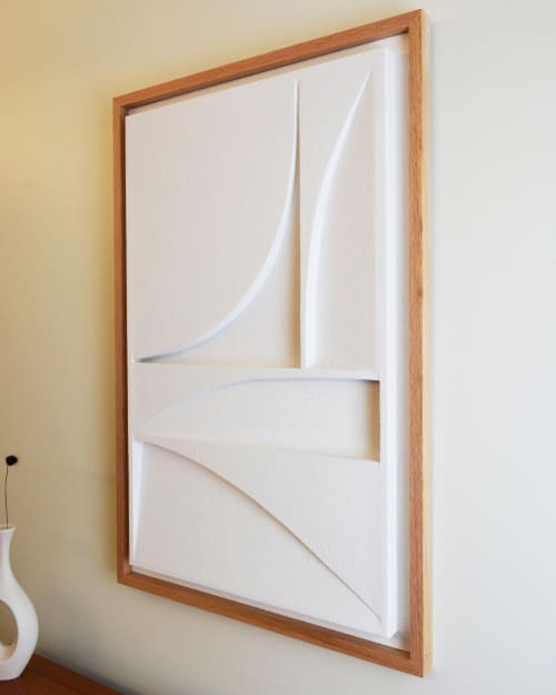 No. 06 Plaster Wall Relief | Wall Hangings by Joseph Aurelius