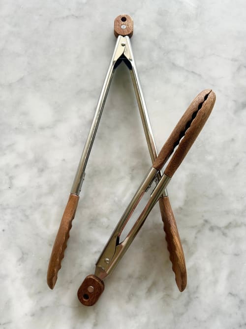 Acacia Wooden Tongs (Set of 2) | Cooking Utensil in Utensils by Busa Designs