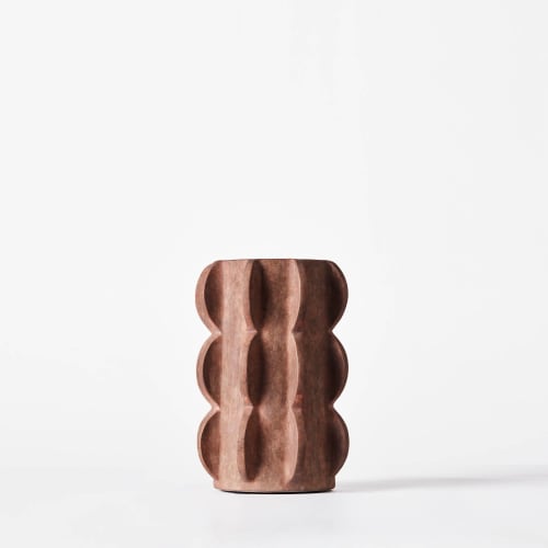 Arcissimo Vase Brown Medium | Work by District Loom