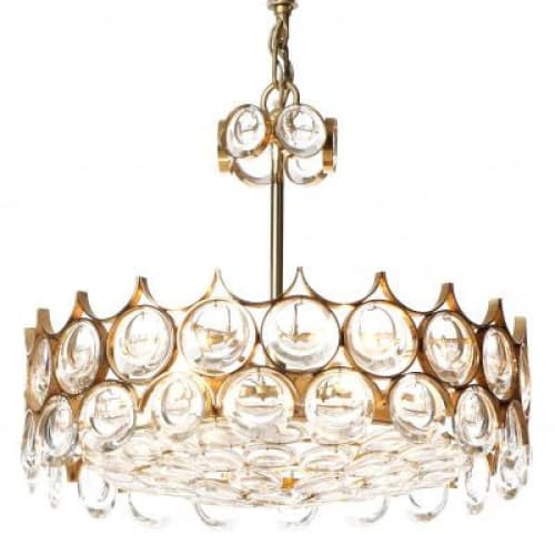 Alan Mizrahi QZ7850 Crown Brass | Chandeliers by Alan Mizrahi Lighting Design