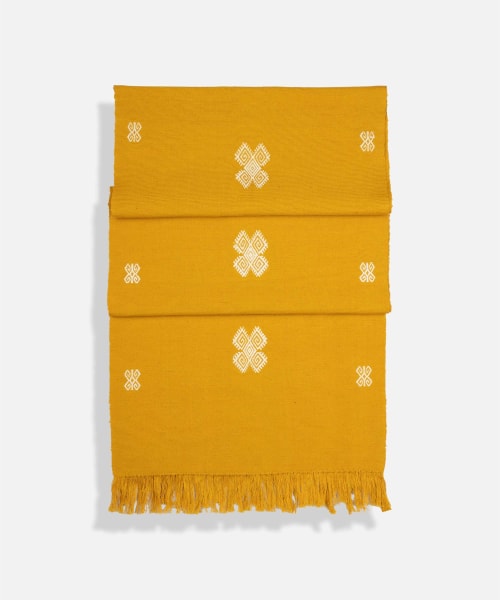 Arrazola Handwoven Runner (YELLOW) | Table Runner in Linens & Bedding by Routes Interiors