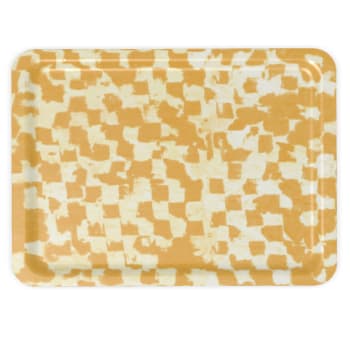 Decorative Tray: Tjap, Curry | Decorative Objects by Philomela Textiles & Wallpaper