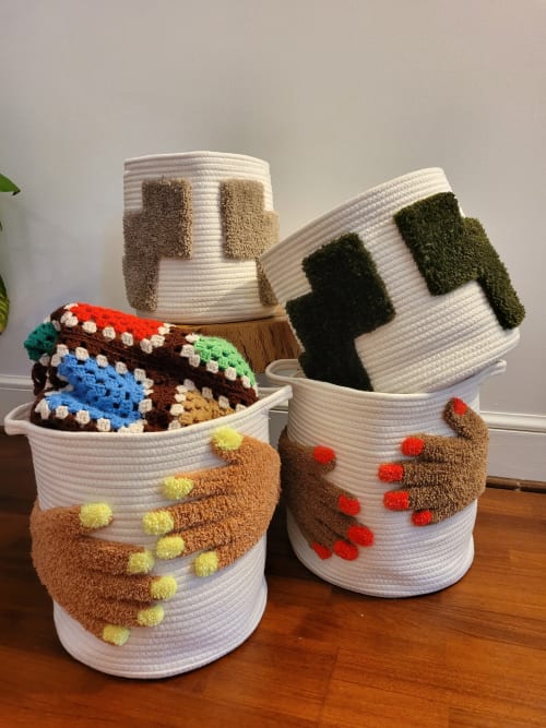 Hug Basket, tufted rope basket | Storage by Good to Know You