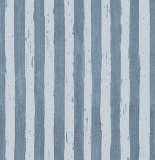 Cobra Stripe, Marine | Linens & Bedding by Philomela Textiles & Wallpaper