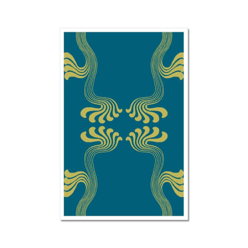 Art Nouveau Paisley No.3 Giclée Print | Prints by Odd Duck Press