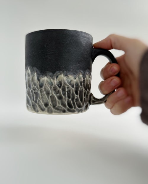 Handmade Ceramic Carved Melt Mug | Drinkware by MUDDY HEART