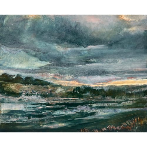 Spring 2026 1 (10x8") | Oil And Acrylic Painting in Paintings by Caroline Adams