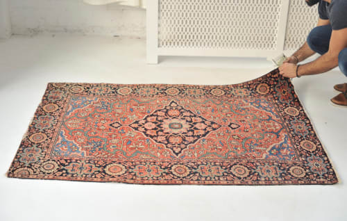 Gorgrous Antique Rug | Powerful and Artistic GOLD Antique | Area Rug in Rugs by The Loom House