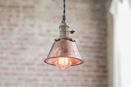 Pendant Lights - Aged Copper - Model No. 4887 | Pendants by Peared Creation