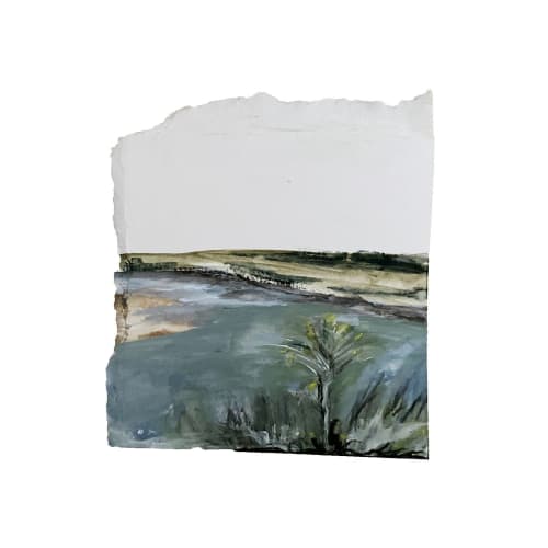 Lil Yellow | Mixed Media in Paintings by Mande Calhoun Art