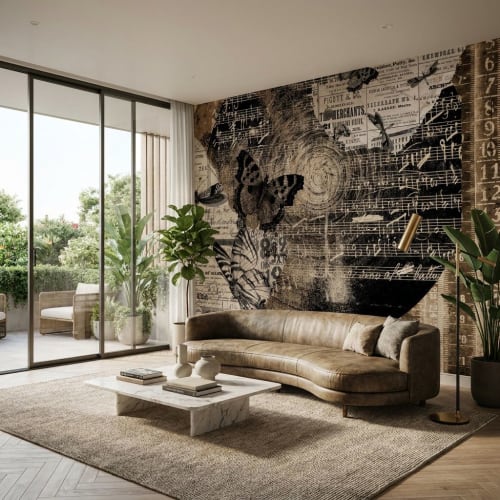 Collectors Archive  —  Abstract Luxury Wallpaper Mural | Wall Treatments by ELLE WALLS