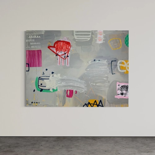 What was I saying? | Oil And Acrylic Painting in Paintings by Sarah Finucane