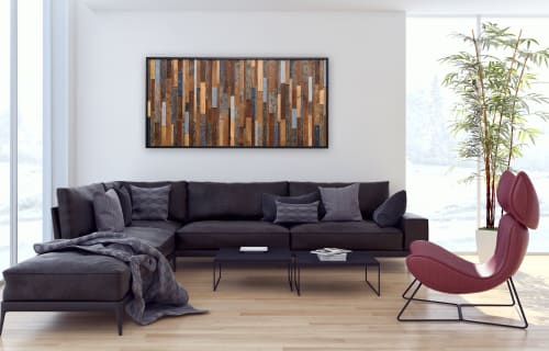 Reclaimed wood wall art | Wall Sculpture in Wall Hangings by Craig Forget