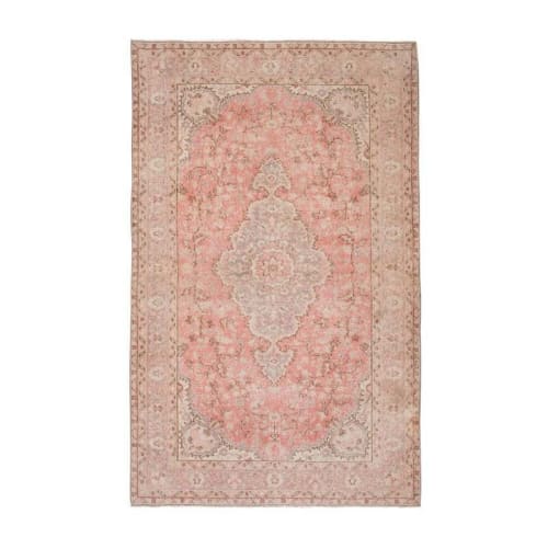 Vintage Floral Woolen Sparta Rug - Room Size Carpet | Rugs by Vintage Pillows Store