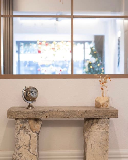 Narrow Console Table. Console Table. Marble Console Table. | Tables by HamamDecor LLC