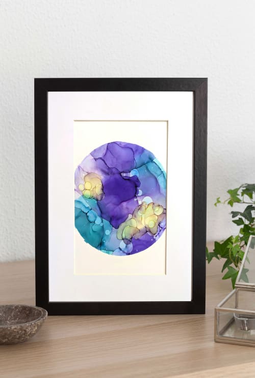 Celestial Bloom | abstract original art | Watercolor Painting in Paintings by Megan Spindler