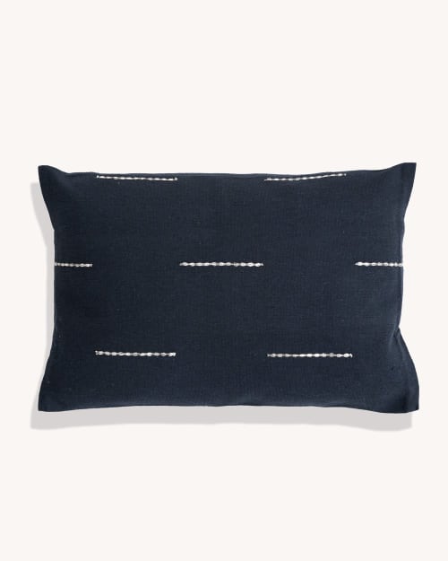 Aurora Handwoven Cushion Cover (DARK GRAY) | Pillows by Routes Interiors