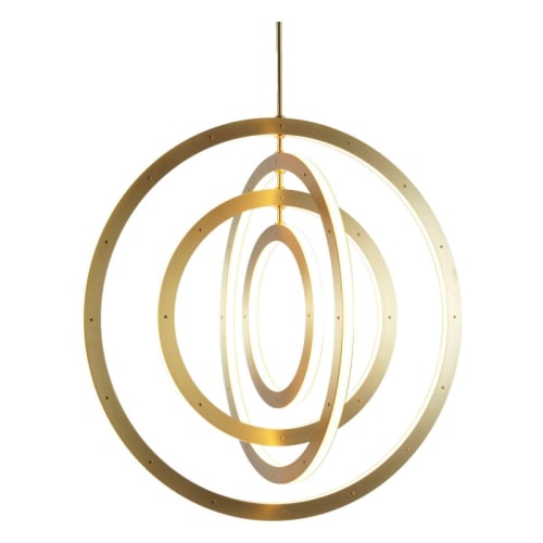 Alan Mizrahi AL0157V Halo Vertical | Chandeliers by Alan Mizrahi Lighting Design