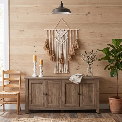 Fiber Art Custom Macrame Wall Hanging - Japandi / Boho Chic | Wall Hangings by PIPA Designs