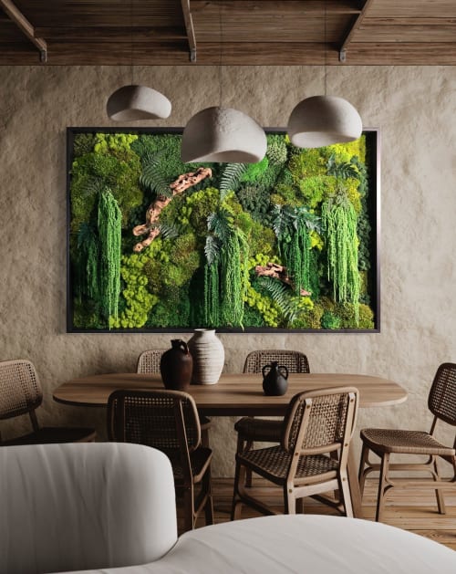 "The Forgotten Forest" Moss Art By Moss Art Installations