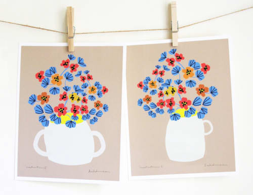 Nasturtium Set of 2 Prints | Prints by Leah Duncan