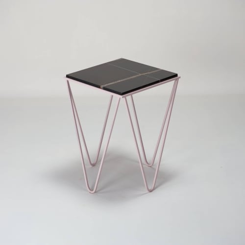 Avior - Sahara noir black side table | Tables by DFdesignLab - Nicola Di Froscia