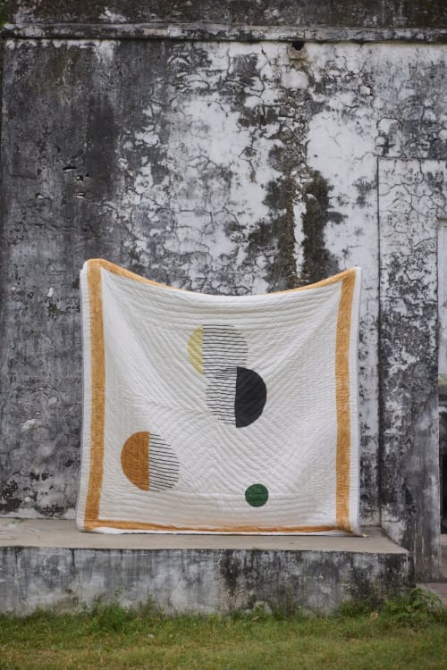 Horizon Quilt Reverse | Linens & Bedding by CQC LA