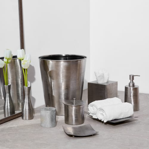 Jacquard Stainless Steel | Toiletry in Storage by Rikan